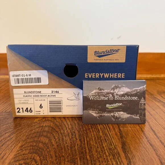 Blundstone 2146 Sneaker Chelsea Ankle Boots AU 6, US W 9 / M 7 Suede Sand Beige - Picture 15 of 15